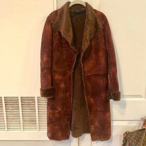 JOSEPH Tuscan Sheepskin Shearling Coat!